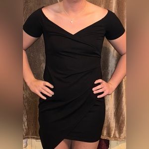 Black cocktail dress